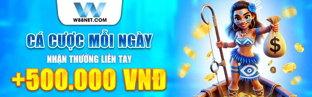 banner nhận thưởng liền tay mỗi ngày tại w88