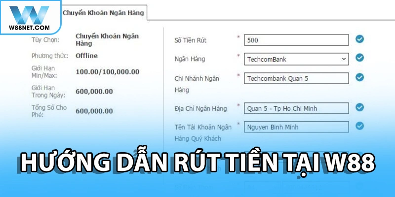 hướng dẫn rút tiền w88 qua thẻ cào